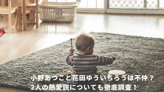 小野あつこと花田ゆういちろうは不仲？2人の熱愛説についても徹底調査！