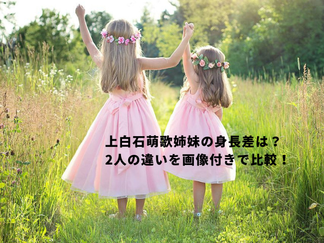 上白石萌歌姉妹の身長差は 2人の違いを画像付きで比較 Cocoroこめて